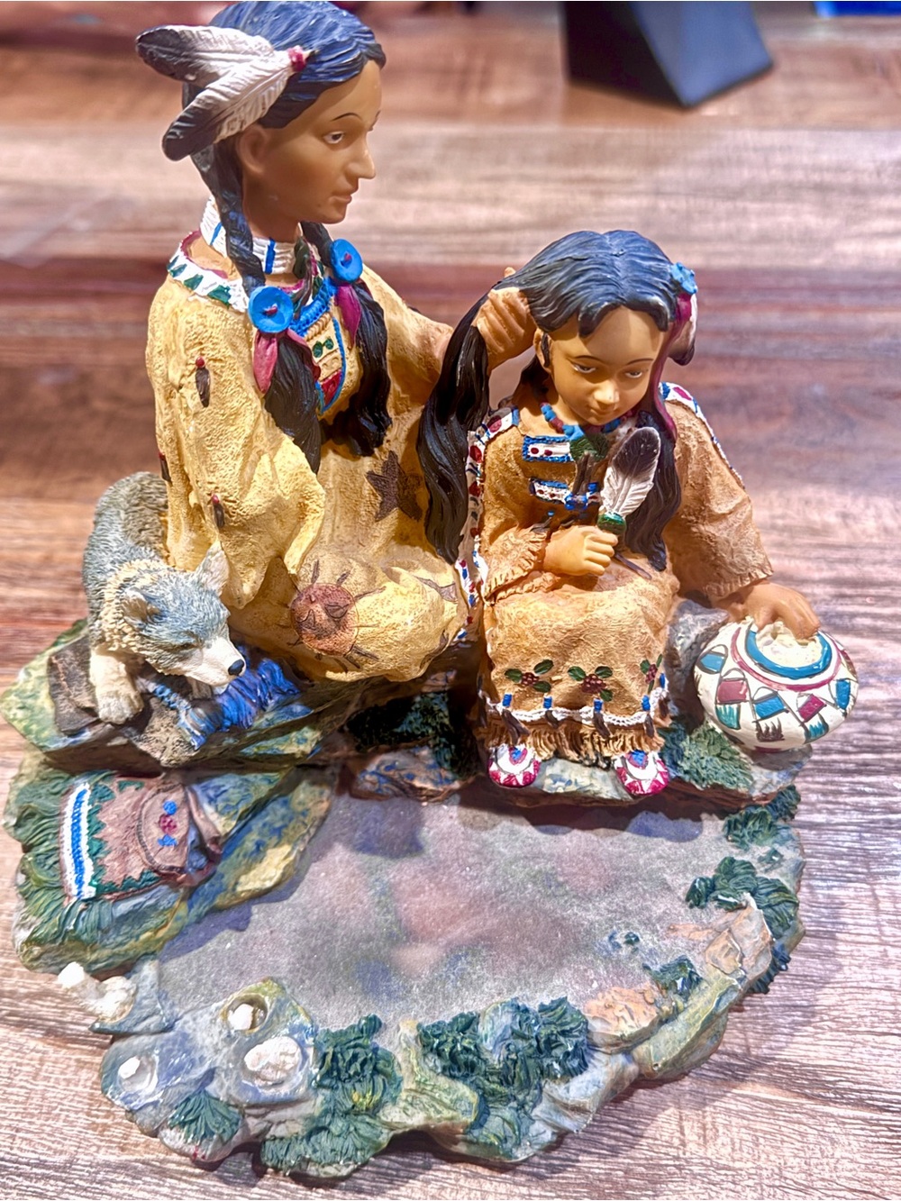1980 Lipco Native American mother and child